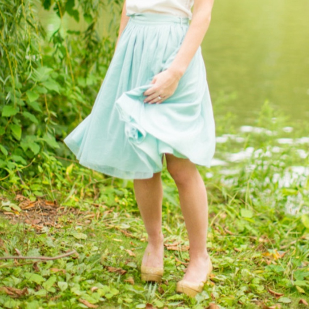 Comme toi Blue Tulle Ballerina Skirt ModCloth